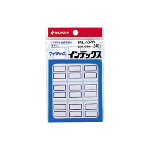（業務用セット） ニチバン マイタック[R] インデックス ML-132B 青枠 1P入 【×10セット】
