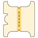 （業務用セット） ヒサゴ まっすぐはれるインデックスラベル12面 OP1920-C クリーム 10枚入 【×10セット】