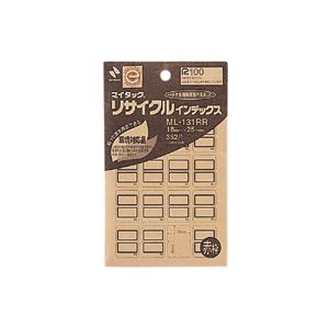 （業務用セット） ニチバン マイタック[R] リサイクルインデックス OA対応 インクジェットプリンタ対応 ML-131RR 赤枠 1P入 【×10セット】