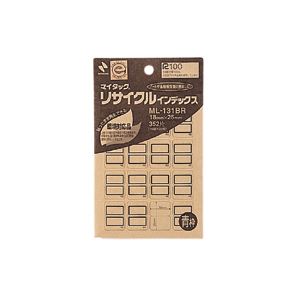 （業務用セット） ニチバン マイタック[R] リサイクルインデックス OA対応 インクジェットプリンタ対応 ML-131BR 青枠 1P入 【×10セット】