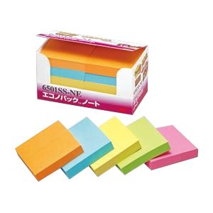 （業務用セット） 住友スリーエム ポストイット[R] エコノパック[TM]製品 強粘着シリーズ 6501SS-NE オレンジ エレクトリックブルー ウルトライエロー ライム ローズ 10個入 【×2セット】