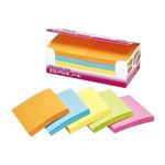 （業務用セット） 住友スリーエム ポストイット[R] エコノパック[TM]製品 強粘着シリーズ 6541SS-NE オレンジ エレクトリックブルー ウルトライエロー ライム ローズ 10個入 【×2セット】