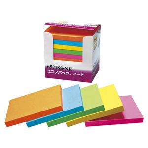 （業務用セット） 住友スリーエム ポストイット[R] エコノパック[TM]製品 強粘着シリーズ 6571SS-NE オレンジ エレクトリックブルー ウルトライエロー ライム ローズ 10個入 【×2セット】