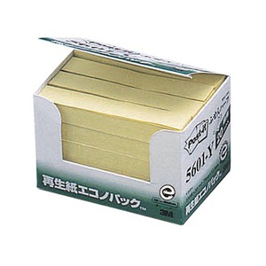 （業務用セット） 住友スリーエム ポストイット[R] エコノパック[TM]製品シリーズ 20個入り 横12.5×縦75mm 5601-Y イエロー 20個入 【×3セット】