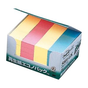 （業務用セット） 住友スリーエム ポストイット[R] エコノパック[TM]製品シリーズ 20個入り 横25×縦75mm 5001-GK グラデーション混色 20個入 【×2セット】