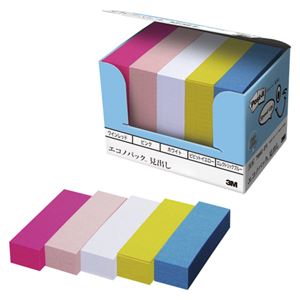 （業務用セット） 住友スリーエム ポストイット[R] フレンドリーシリーズ エコノパック[TM] 見出し25個パック 7001-P1 混色5色 25個入 【×2セット】