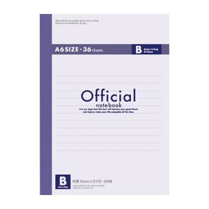 （業務用セット） アピカ オフィシャルノート 糸綴じノート B罫（6mm） 5B3F 1冊入 【×30セット】