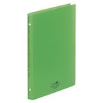 （業務用セット） リヒトラブ AQUA DROPs リングレックス バインダー B5判（26穴） N-5025-6 黄緑 1冊入 【×5セット】