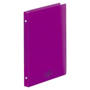 （業務用セット） リヒトラブ AQUA DROPs リングレックス バインダー B5判（26穴） N-5025-10 藤 1冊入 【×5セット】