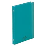 （業務用セット） リヒトラブ AQUA DROPs リングレックス バインダー B5判（26穴） N-5025-28 青緑 1冊入 【×5セット】
