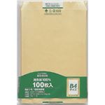 （業務用セット） 再生紙クラフト封筒 100枚パック入 PK-118 100枚入 【×2セット】