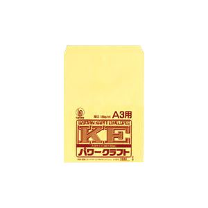 （業務用セット） 菅公工業 大判クラフト封筒 シ123 4枚入 【×10セット】