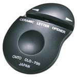 （業務用セット） オート セラミックレターオープナー CLO-700 黒 1個入 【×3セット】