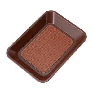 （業務用セット） コイントレー カルトン CR-CR20-BR 茶 1個入 【×10セット】