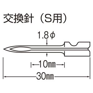 （業務用セット） バノック 値札ラベル取付器 交換針 N-1 3本入 【×2セット】