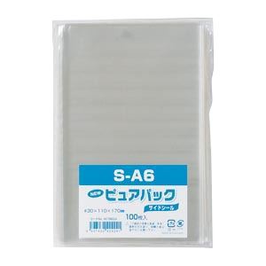 （業務用セット） シモジマ Nピュアパック 6798224 100枚入 【×5セット】
