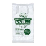 （業務用セット） レジ袋省資源タイプ 無着色半透明 RF45 無着色半透明 100枚入 【×5セット】