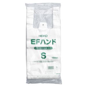 （業務用セット） シモジマ EFハンド 半透明 6645922 半透明 100枚入 【×10セット】