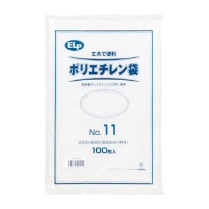 （業務用セット） シモジマ ポリエチレン規格袋 6999511 100枚入 【×10セット】