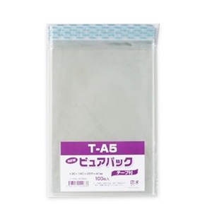 （業務用セット） シモジマ Nピュアパック テープ付き 6798323 100枚入 【×3セット】