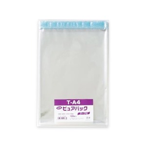 （業務用セット） シモジマ Nピュアパック テープ付き 6798326 100枚入 【×3セット】