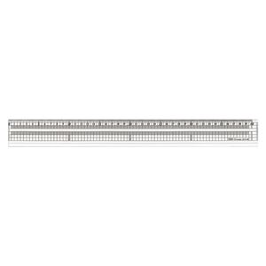 （業務用セット） グランデ方眼みぞ付カッティング直線定規 GCT-40 1本入 【×3セット】