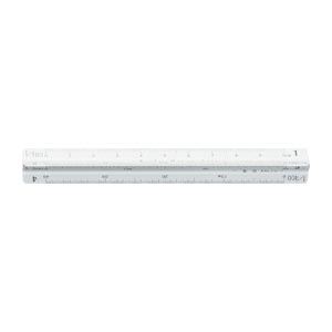 （業務用セット） 岡本製図器械 三角スケールアルミ製 一般用 21-2709 1本入 【×3セット】