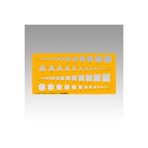 （業務用セット） ウチダ ウチダ・テンプレート 多形定規 1-843-0120 1枚入 【×3セット】