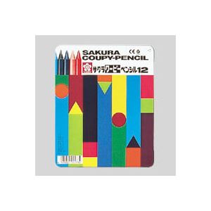（業務用セット） サクラクレパス クーピーペンシル 缶入 FY12 入 【×5セット】