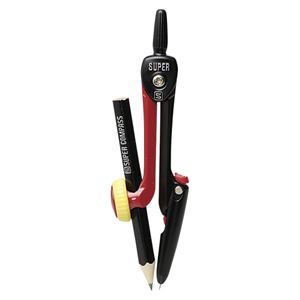 （業務用セット） ソニック スーパーコンパス はりinパス 鉛筆用 SK-654-R 赤 1個入 【×5セット】