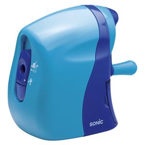 （業務用セット） ソニック かるハーフ 手動鉛筆削り SK-802-B 青 1個入 【×2セット】