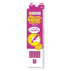 （業務用セット） 三菱鉛筆 かきかたグリッパーえんぴつ K6905B ピンク 12本入 【×3セット】