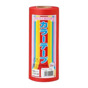 （業務用セット） トーヨー 紙テープ 113001 赤 10巻入 【×5セット】