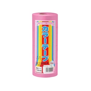 （業務用セット） トーヨー 紙テープ 113006 桃 10巻入 【×5セット】