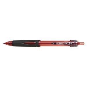 （業務用セット） 三菱鉛筆 パワータンクスタンダード ノック式 （0.5mm） SN-200PT-05.15 赤 1本入 【×10セット】