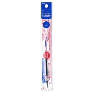 （業務用セット） ぺんてる スリッチーズ ゲルインキボールペン替芯 ボール径0.3mm XBGRN3C ブルー 1本入 【×20セット】