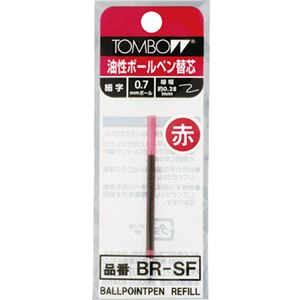 （業務用セット） トンボ鉛筆 ボールペン替芯 BR-SF25 赤 1本入 【×30セット】