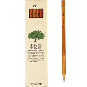 （業務用セット） トンボ鉛筆 木物語 鉛筆（リサイクル芯） LA-KEA2B 12本入 【×10セット】