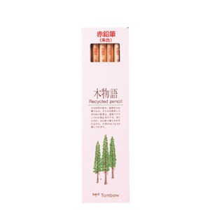 （業務用セット） トンボ鉛筆 木物語 赤鉛筆 CV-REAV 朱色 12本入 【×5セット】