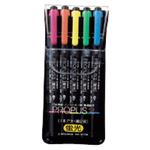 （業務用セット） 三菱鉛筆 プロパス2 セット PUS-101T（N）5C 黄 桃 空色 橙 緑 1セット 【×5セット】
