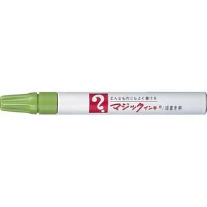 （業務用セット） 寺西化学 マジックインキ 補充式 No.500単色 M500-T9 黄緑 1本入 【×30セット】
