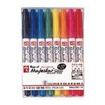 （業務用セット） 寺西化学 マジックマジェスター マジェスタースリムセット MMJ70C-8 黒 赤 青 緑 黄 橙 空 桃 1セット 【×3セット】