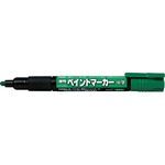 （業務用セット） ぺんてる 油性ペイントマーカー 中字（3.0mm） MMP20-D 緑 1本入 【×10セット】