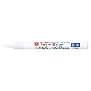 （業務用セット） 寺西化学 マジックインキ ホワイト・White SR M700W 白 1本入 【×10セット】
