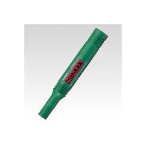 （業務用セット） 三菱鉛筆 ユニ プロッキー 細字丸芯／太字角芯（1.2-1.8mm・6.0mm） PM-150TR.6 緑 1本入 【×30セット】