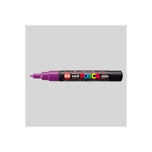 （業務用セット） 三菱鉛筆 ユニ ポスカ 極細（0.7mm） PC-1M.12 紫 1本入 【×10セット】