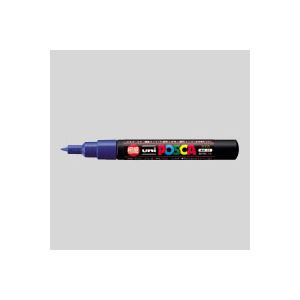 （業務用セット） 三菱鉛筆 ユニ ポスカ 極細（0.7mm） PC-1M.33 青 1本入 【×10セット】