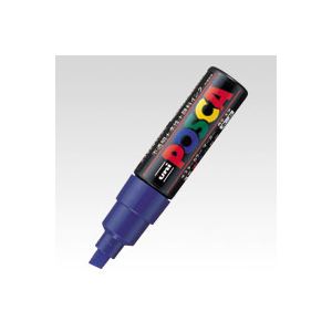 （業務用セット） 三菱鉛筆 ユニ ポスカ 太字角芯（8.0mm） PC-8K.33 青 1本入 【×10セット】