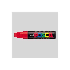 （業務用セット） 三菱鉛筆 ユニ ポスカ 極太角芯（15mm） PC-17K.15 赤 1本入 【×5セット】
