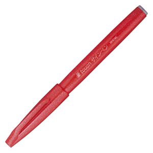 （業務用セット） ぺんてる 筆タッチサインペン SES15C-B レッド 1本入 【×30セット】